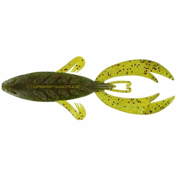 Big Bite Baits 4 in. Rojas Fighting Frog, Candy Grass, 7PK 4RFF-22